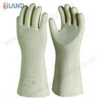 10KV Electrical High Voltage Natural Rubber Insulating Gloves, CE Certificate
