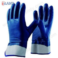 Nitrile Coated Gloves, Safety Cuff.
