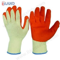 Latex Coated Gloves, 10 Guage(5 Threads) Polycotton liner.