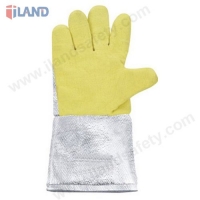 Heat Resistant Gloves, Aluminum Back &amp; Front Cuff