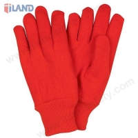 Jersey Gloves, Orange, Cotton Lining