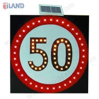 Solar Traffic Sign, Speed Limited