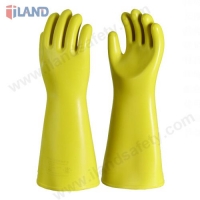 20KV Electrical High Voltage Natural Rubber Insulating Gloves