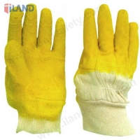 Latex Coated Gloves, Interlock Liner