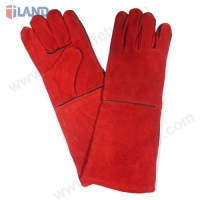 Leather Welding Gloves, Joint Back