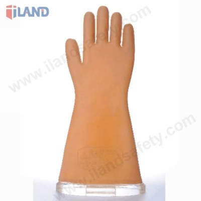 5KV Electrical High Voltage Natural Rubber Insulating Gloves
