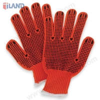 Knit Gloves, High Visibility Orange