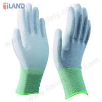 PU Coated Gloves with 13G ESD Liner