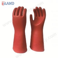 12KV Electrical High Voltage Natural Rubber Insulating Gloves, Hand Style