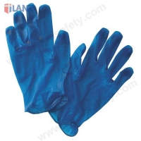 Vinyl Disposable Gloves, Blue