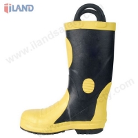 Fire Fighting Safety Boots, Pull-on Straps