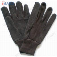Jersey Gloves, Black, PVC Dots