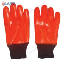 Fluorescent PVC Coated Gloves