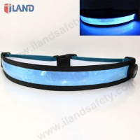 7BB605Rechargeable LED Safety Waist Belt, Blue