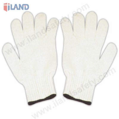 Knit Gloves, White
