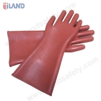 12KV Electrical High Voltage Natural Rubber Insulating Gloves