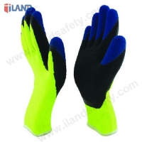 Double Latex Coated Gloves, 7G Polyester Napping Liner, Cold-proof