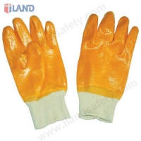 PVC Coated Gloves, Granular Finish
