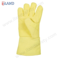 Heat Resistant Gloves, 13.5&quot; Reinforced Twilled Palm