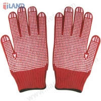 Knit Gloves, Red