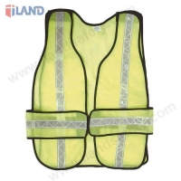 High Visibility Vest, Detachable, Lime