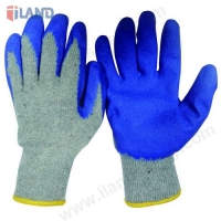 Latex Coated Gloves, 10 Guage Polycotton Liner.