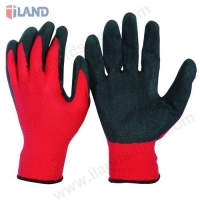 Latex Coated Gloves, 13 Guage Nylon Liner.