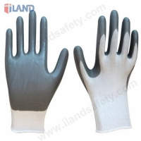 Nitrile Coated Gloves, 13 Guage Nylon Line