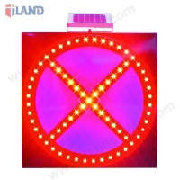 Solar Traffic Sign, No Stop on Both Sides