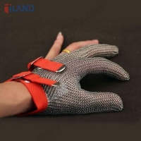 Three Figures Stainless Steel Wire Gloves, Butcher Gloves