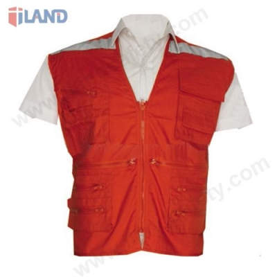 Utility Vest, Red