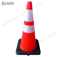 PVC Traffic Cone, Orange/Black