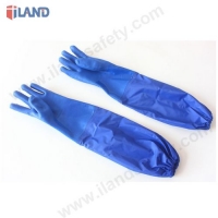 PVC Chemical Gloves with Joint Sleeve